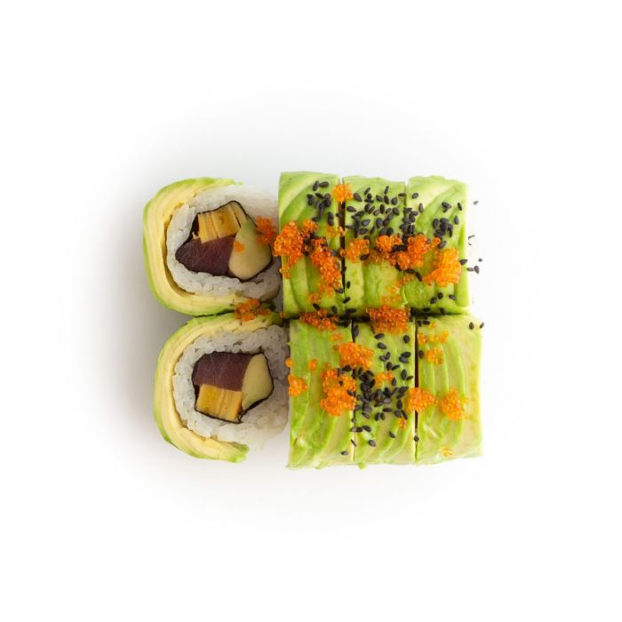 Sushi specialroll Caterpillar - sushi delivery Nitra