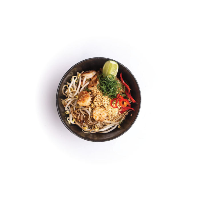 Pad thai s krevetami